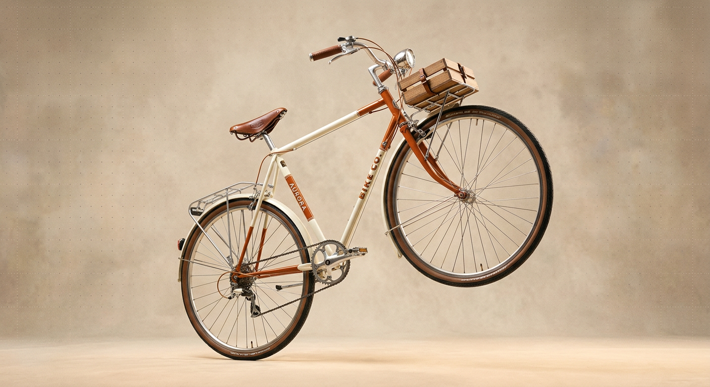 Photo d'un vélo de ville, utilisée comme exemple pour la rédaction automatique de l'annonce