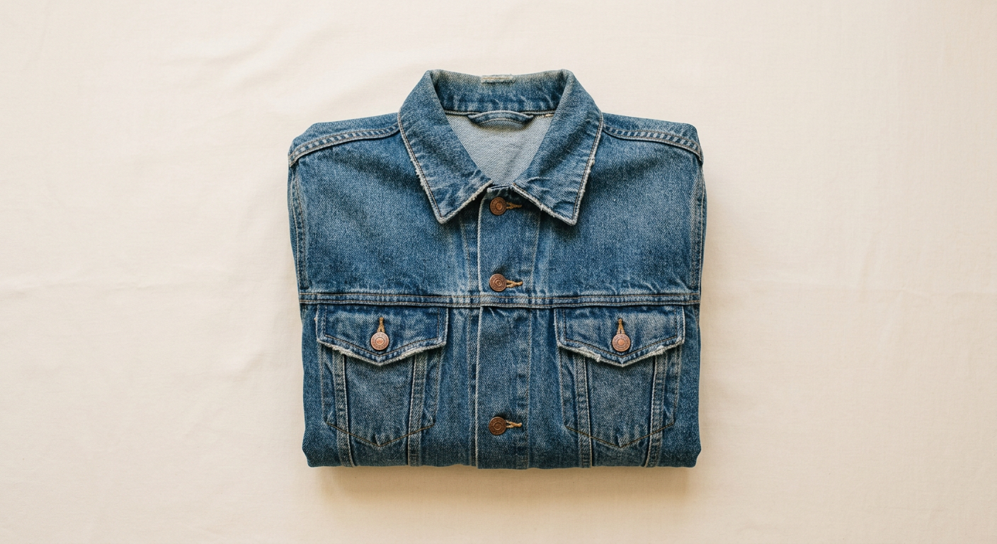 Photo d'exemple : Veste en jean