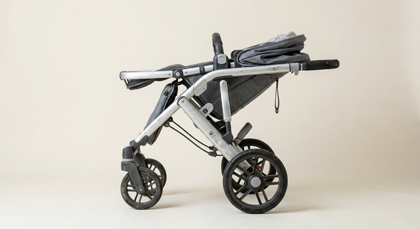 Photo d'exemple : Poussette pliable